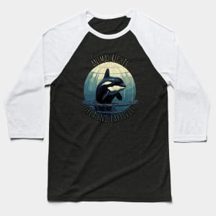 orca end captivity, animal rescuer, animal rights, gift present ideas Baseball T-Shirt